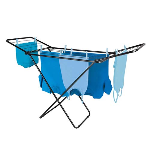 Tendedero De Piso Acero Negro Ext. 1.44mt 6216 Mor