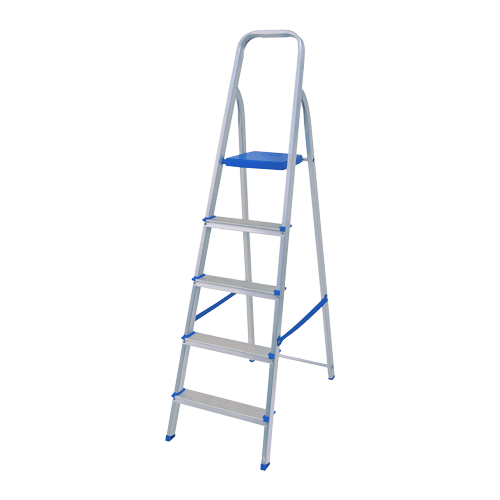 Escaleras De 5 Escalones Aluminio Mor