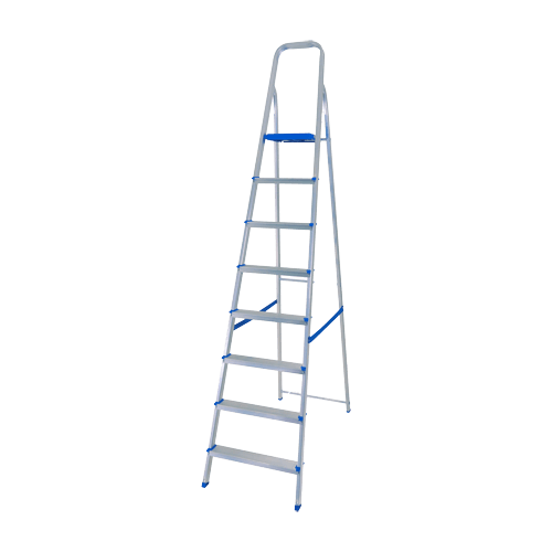 Escaleras De 8 Escalones Aluminio Mor