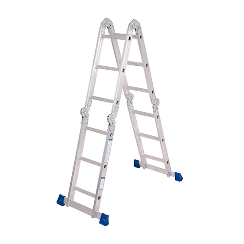 Escalera Multifunción Con Plataforma 4x3 Mor