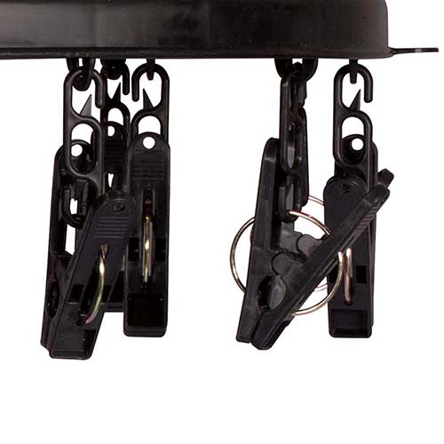 Mini Tendedero Oval Mor 6098 24 Palillos