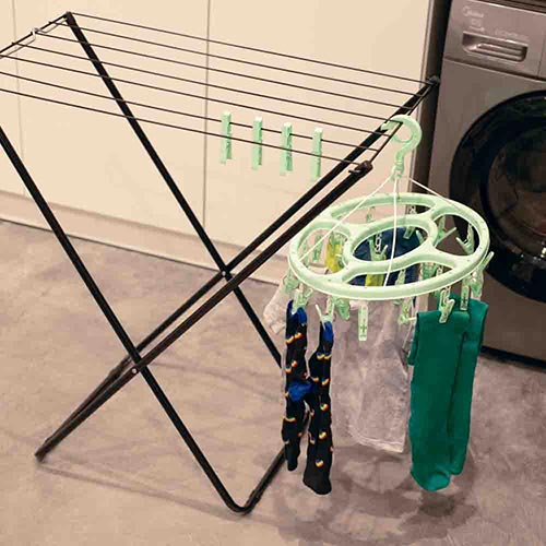 Tendedero De Piso Acero Slim 79x42x79 Mor