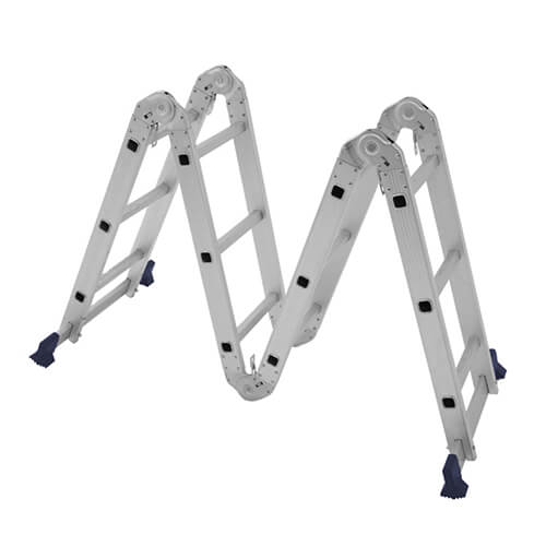 Escaleras Multifunción 4 x 3 Aluminio Mor