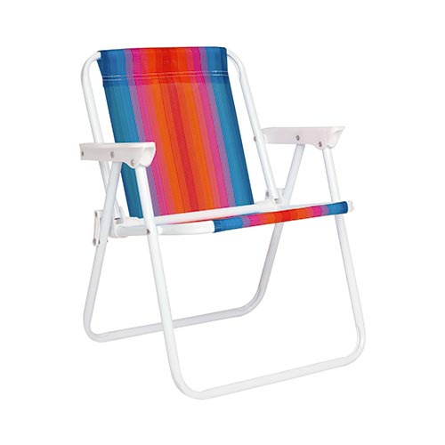 Sillas Para Niños Playeras Alta Acero Mor