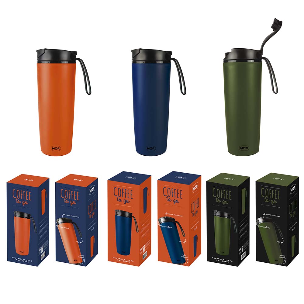 Vasos Térmicos Antíqueda 450ml Mor