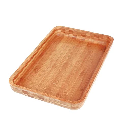 Bandeja De Bambú Rectangular 30x45cm Mor