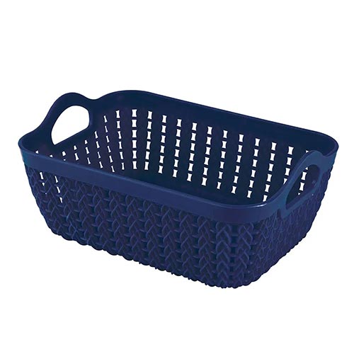 Canasto Organizador Rectangular Bajo Pequeño Mor