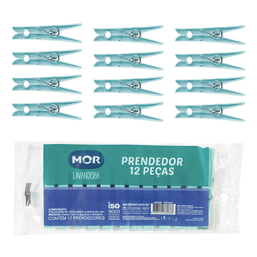 Palillos De Plástico Azul 12ud Mor 6066