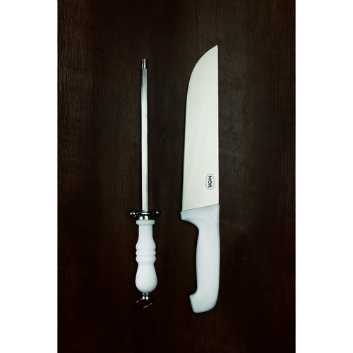 Set Asador 2P Blanco Mor 3345 Cuchilla Chaira