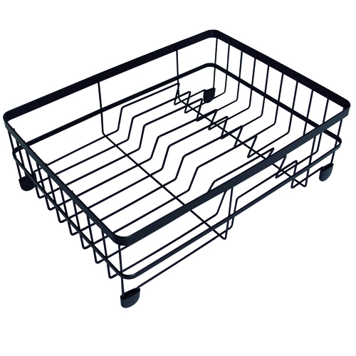 Escurridor De Vajilla Negro 9 Platos Mor 8248